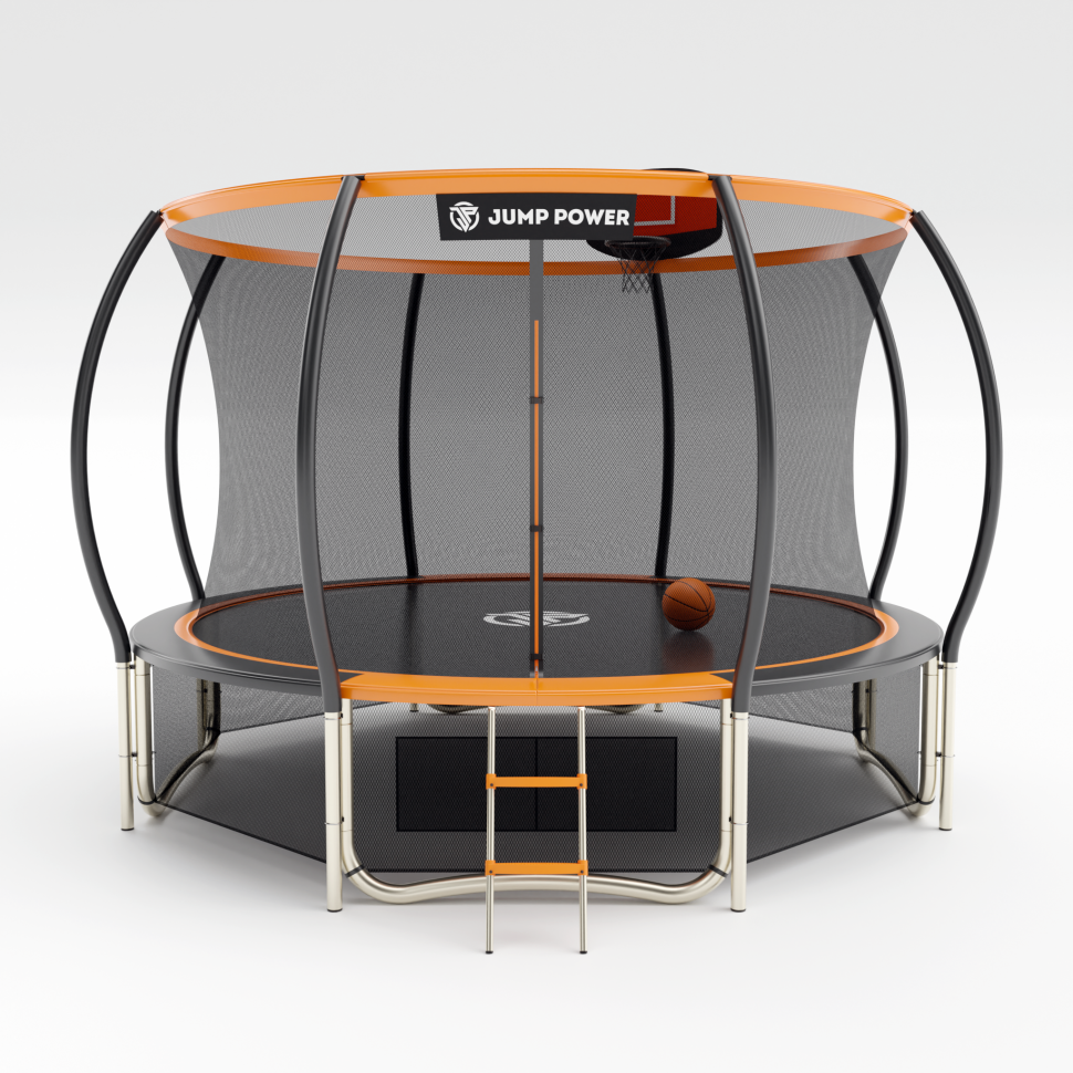 Батут Jump Power 14 ft Pro Inside Basket Orange купить с доставкой в Сочи